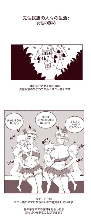 [YAMMA] 先住民族の人々の生活：女性の務め