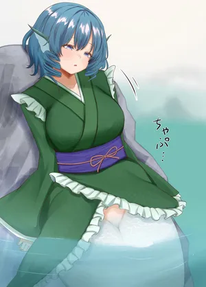 [Usaka Ray] Futanari Wakasagihime (Touhou Project)