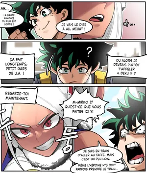 [Hello] Deku Rencontre Mirko dans un Train et la Baise (My Hero Academia) [French] [L'Aile-ou-la-Cuisse-Trad]