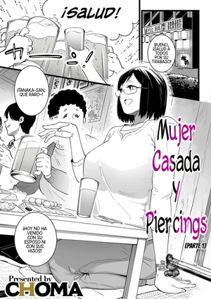 [Choma] 人妻とピアス 前編 | Mujer Casada Y Piercings (Parte 1)