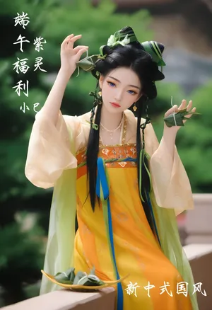 [AI Generated]1246-紫灵端午