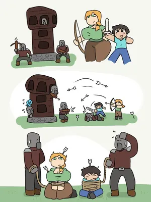 [Shobokure] Attack on Pillager Fort! (Minecraft)