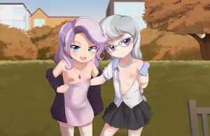 [Pestil] Diamond Tiara & Silver Spoon Out (My Little Pony: Equestria Girls)