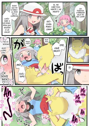 [Hiiragi] Mayo-Chan Wo Tasuke Ni Itte Roriipaa Ni Saimin Reipu Sareru Riifu - Leaf fue hipnotizada por un Hypno (Pokémon) [Español] [Traducciones necesarias] [Digital] [Ongoing]