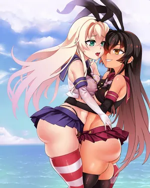 [SereneandSilent] Shimakaze Sandwich (Kantai Collection)