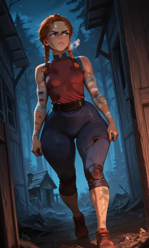 Dead by daylight - Meg Thomas daidoujipv ai generated