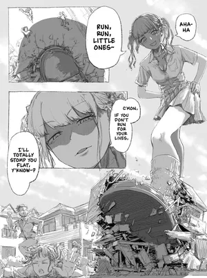 [rock_suno] Gyaru JK ga Kobito o Miorosu | High School Gyaru Looking Down on Tinies [English]